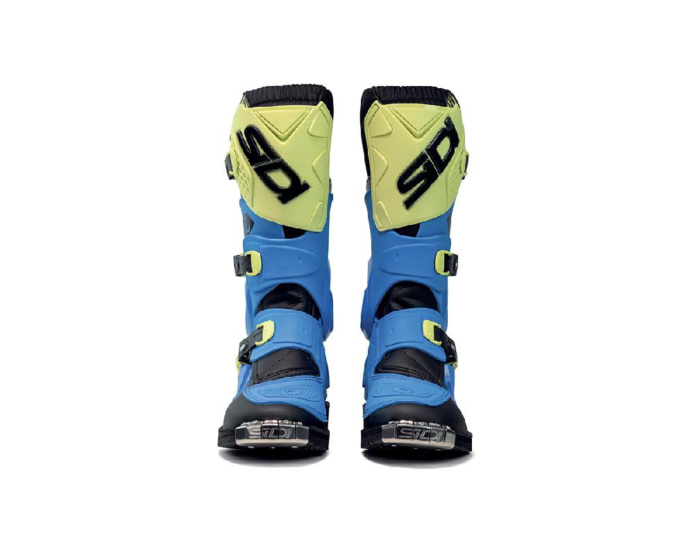 Sidi FLAME - light blue - lime - black / Regular / 32 Saldi Di Fabbrica