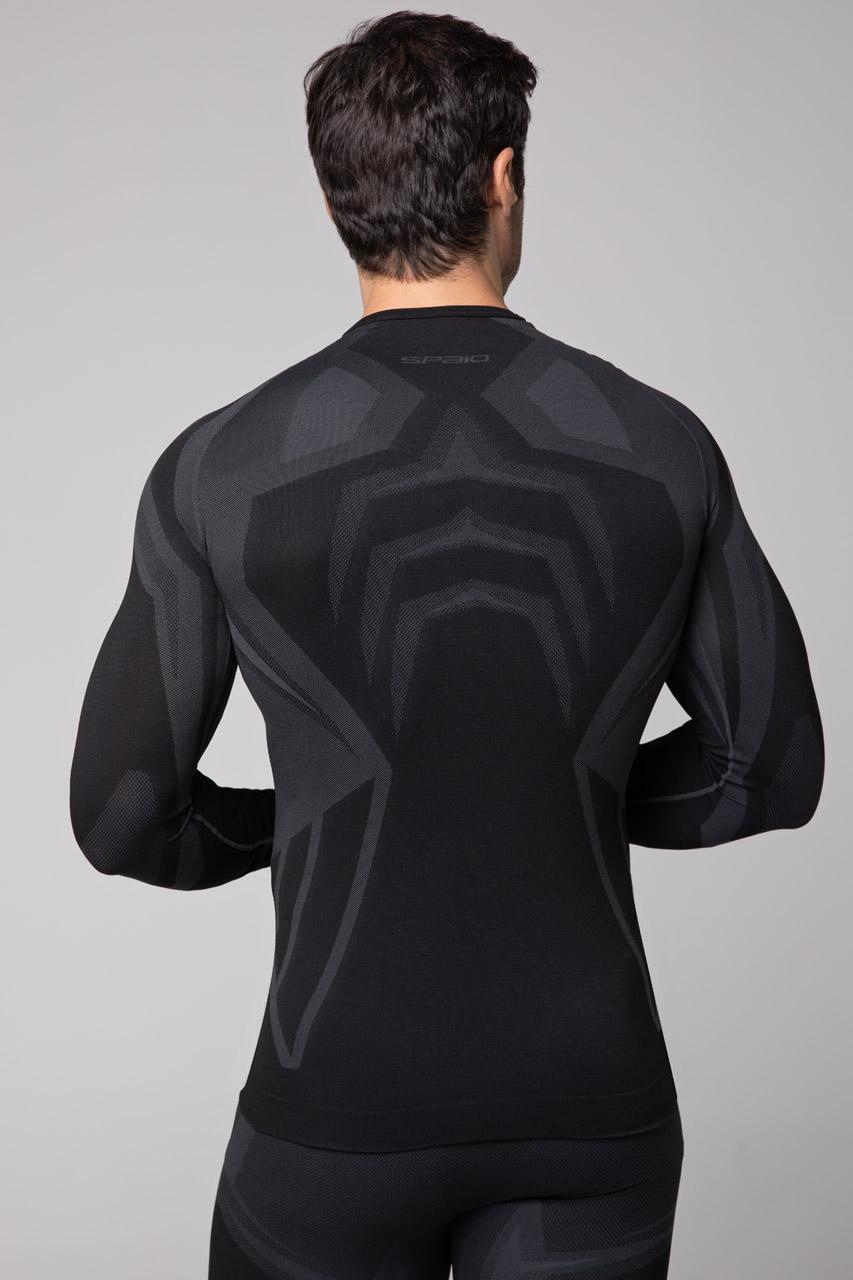 Spaio SPAIO MAGLIA M/L TERMOATTIVA "CONFIDENCE" NERO/GRIGIO In Linea