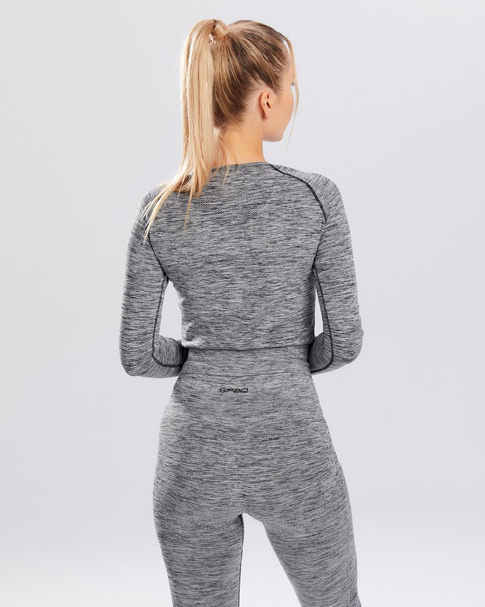 Spaio SPAIO RASHGUARD MELANGE MANICHE LUNGHE GREY Presa