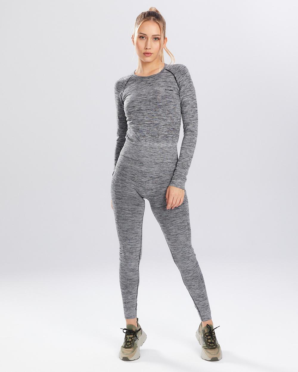 Spaio SPAIO RASHGUARD MELANGE MANICHE LUNGHE GREY Presa