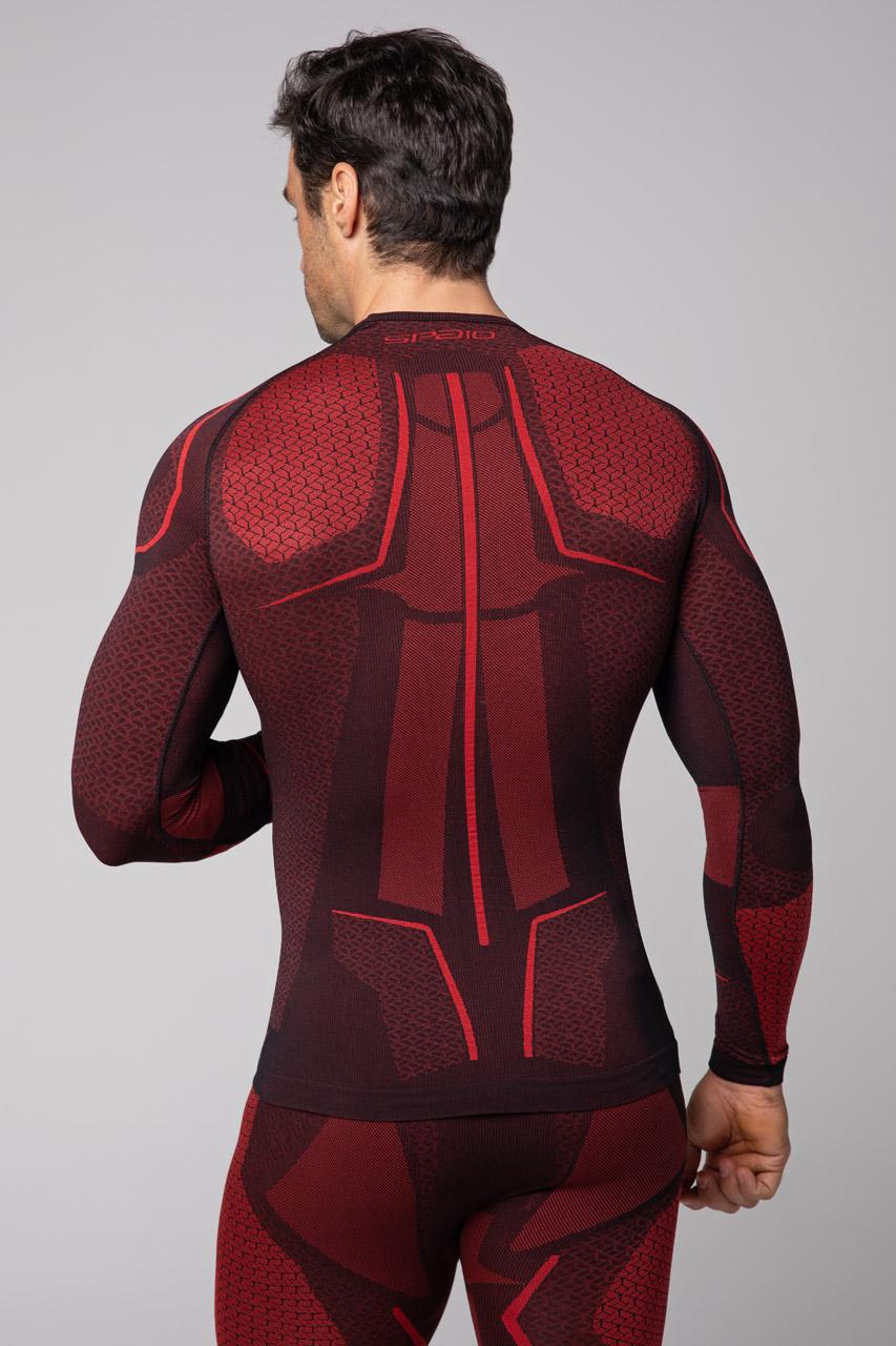 Spaio SPAIO MAGLIETTA TERMOATTIVA "ADRENALINE" UOMO NERO/ROSSO Hotsell