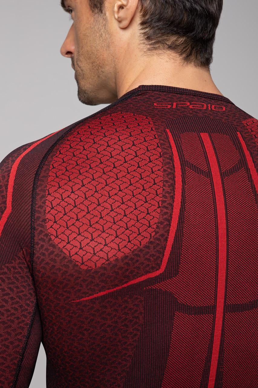 Spaio SPAIO MAGLIETTA TERMOATTIVA "ADRENALINE" UOMO NERO/ROSSO Hotsell
