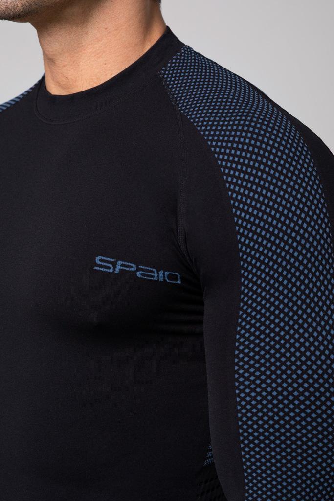 Spaio SPAIO MAGLIA M/L TERMOATTIVA "FIERCE" NERO/BLU I Più Venduti