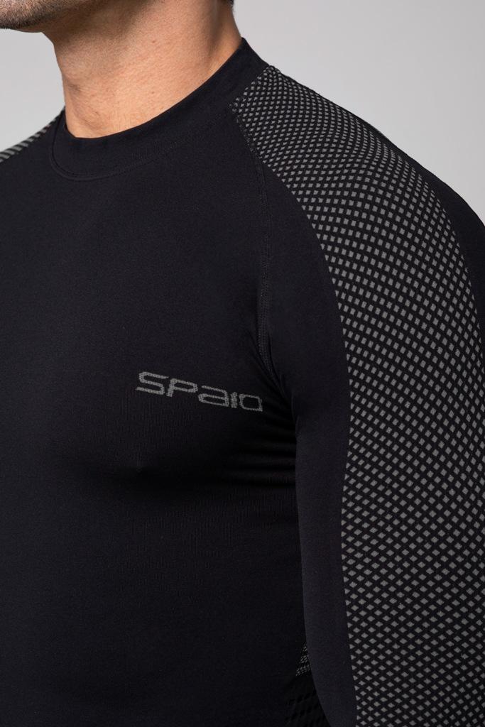 Spaio SPAIO MAGLIA M/L TERMOATTIVA "FIERCE" NERO/GRIGIO Vendite Flash