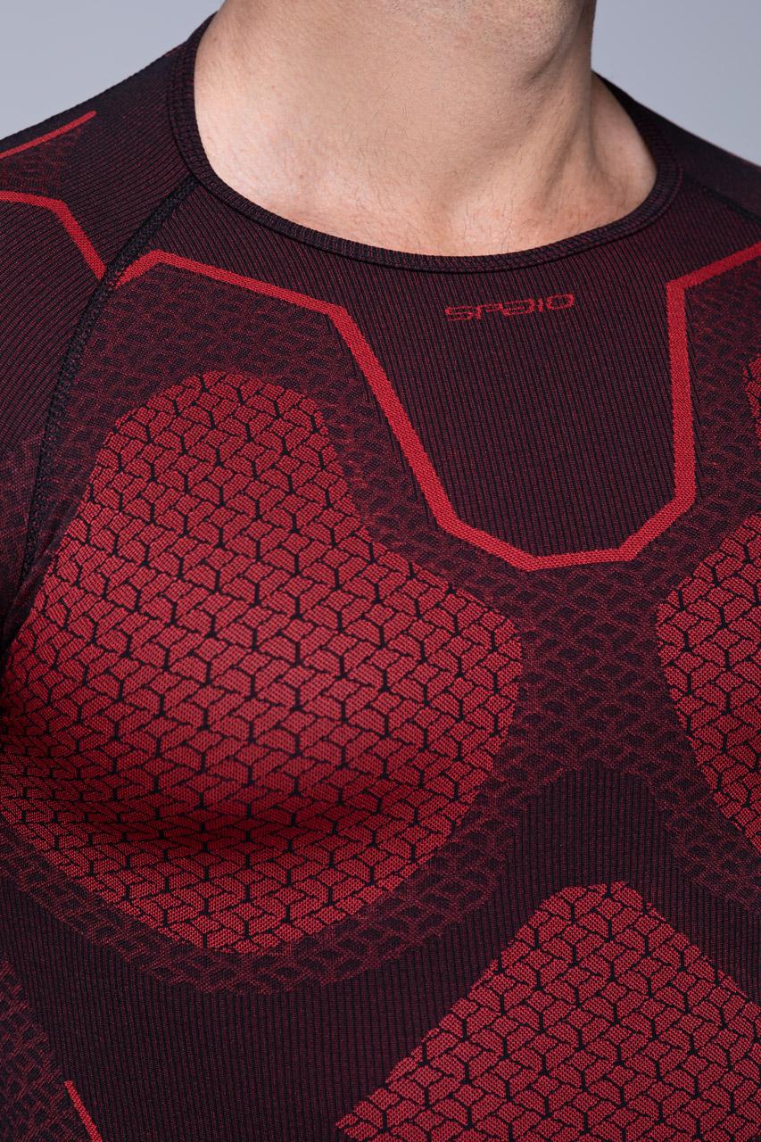 Spaio SPAIO MAGIETTA TERMOATTIVA „ADRENALINE” UOMO NERO/ROSSO Moda