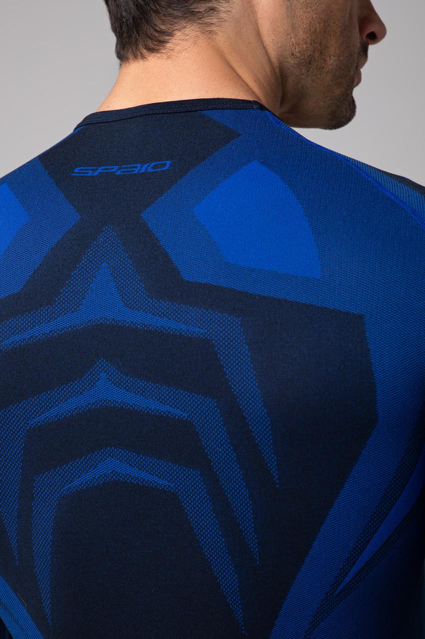 Spaio SPAIO MAGLIA M/L TERMOATTIVA "CONFIDENCE" NERO/ROYAL BLUE Italy