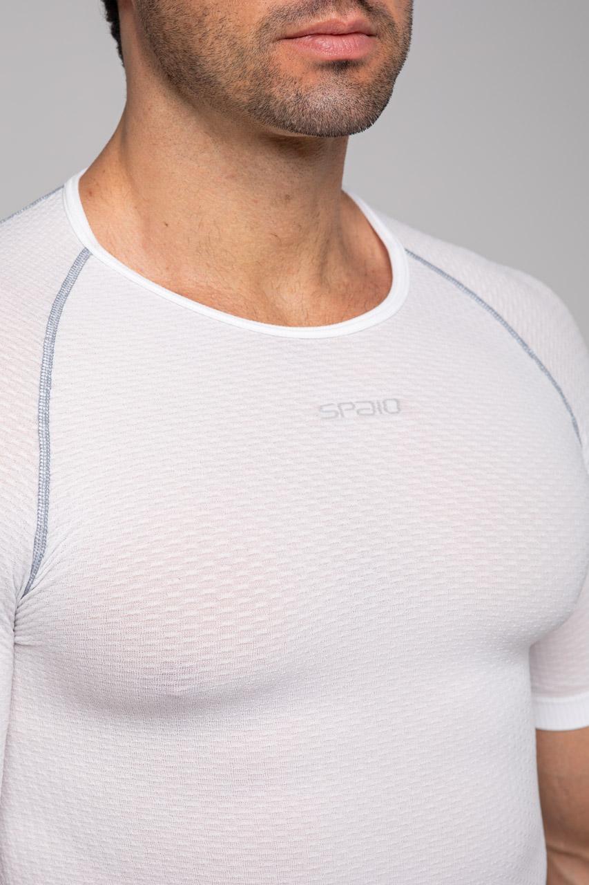 Spaio SPAIO CAMICIA TERMOATTIVA CON MANICHE CORTE BREATH BIANCO Italia