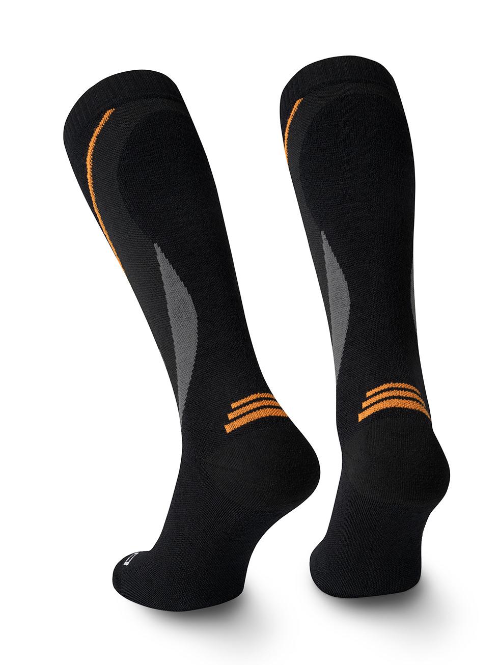 Spaio SPAIO calze da sci compressive THERMO-EVO BLACK/GREY/ORANGE Shopping Online