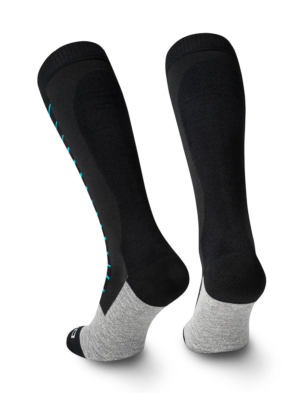 Spaio SPAIO calze da sci compressive FIERCE BLACK/WHITE/BLUE Prezzo Ridotto