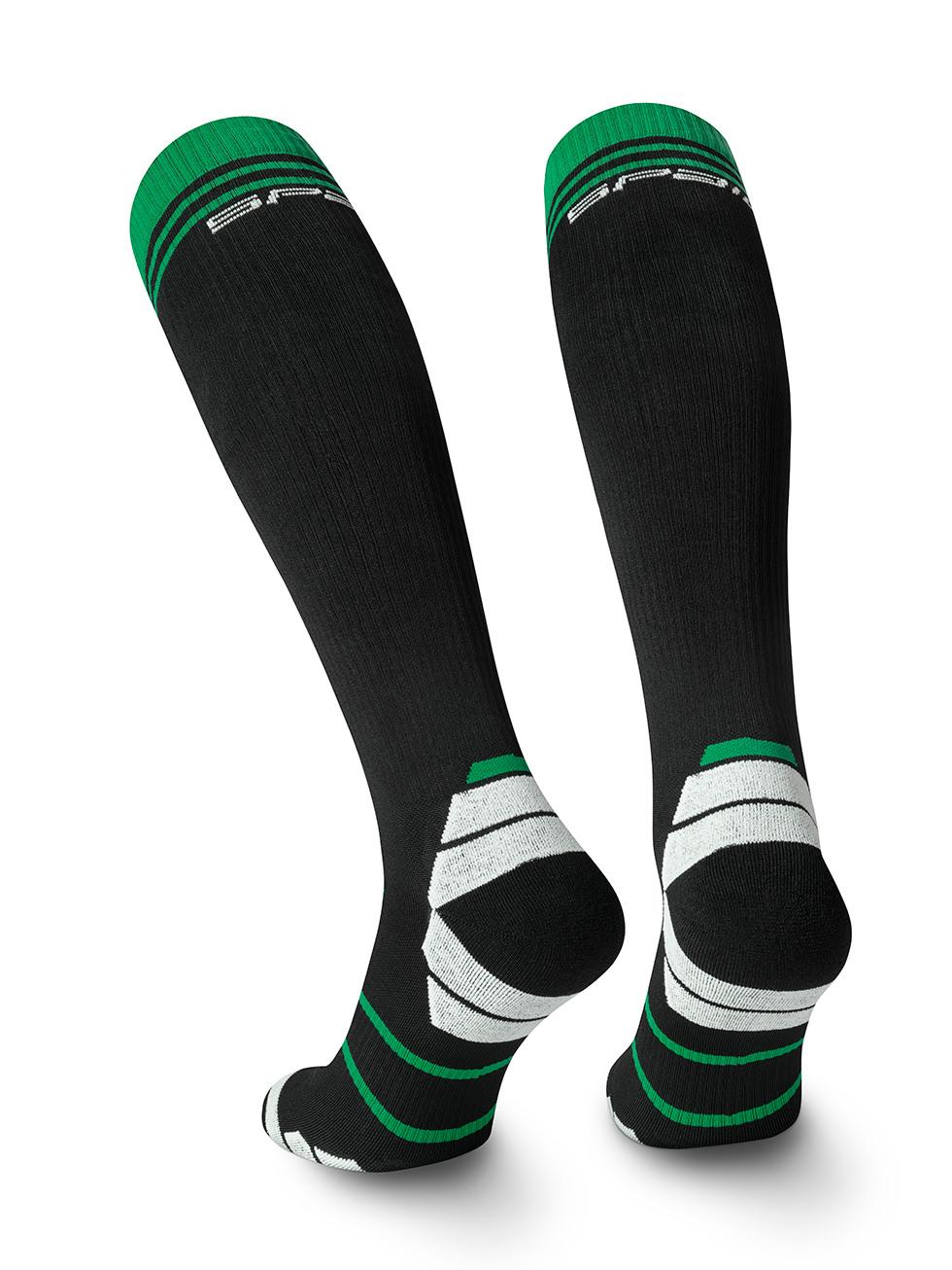 Spaio SPAIO calze da sci SKI SOCKS 01 BLACK/WHITE/GREEN Outlet