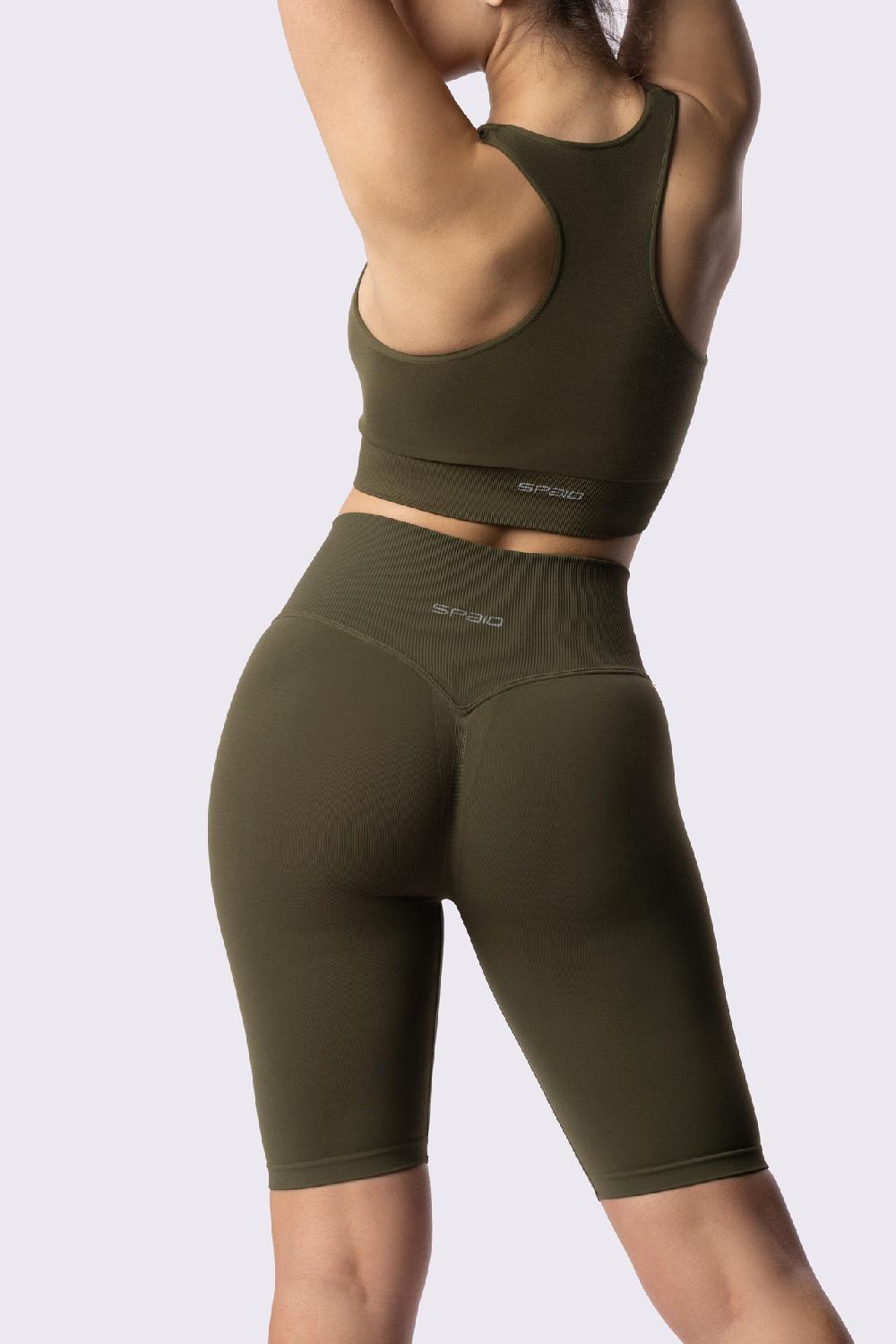 Spaio SPAIO FLEX INNERGY BIKER SHORTS KHAKI Vendita Calda