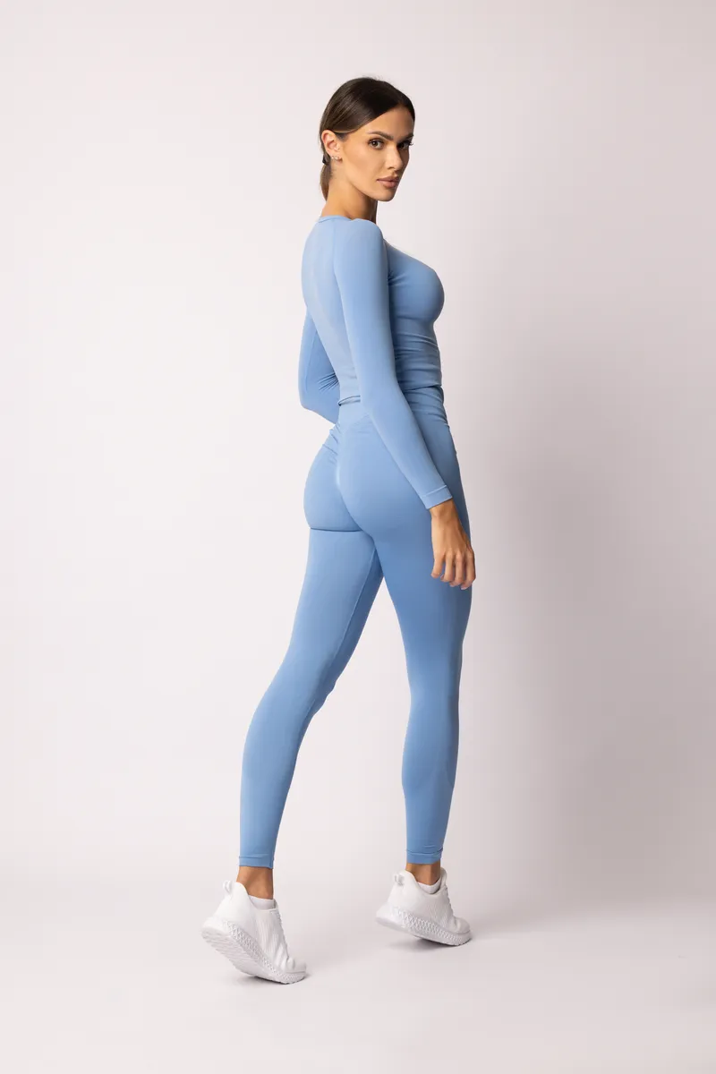 Spaio SPAIO RASHGUARD ADAPT MANICA LUNGA LINCHEN BLUE In Saldo