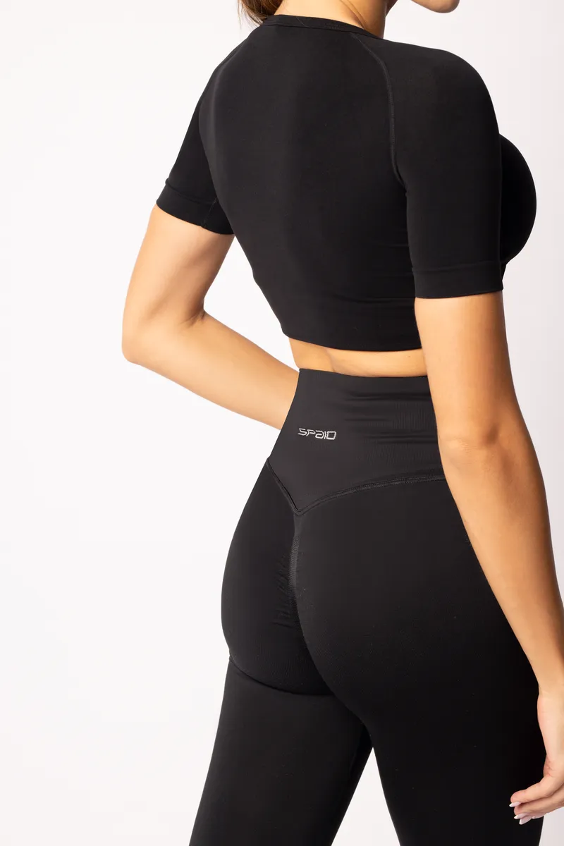 Spaio SPAIO RASHGUARD ADAPT MANICA CORTA BLACK Nuova