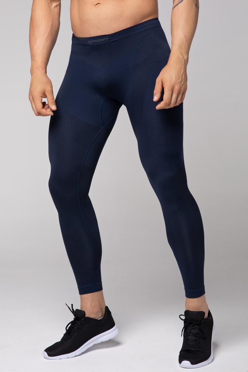 Spaio SPAIO LEGGINS TERMOATTIVI "PLAY" BLUE NIGHT NERO Consegna Veloce