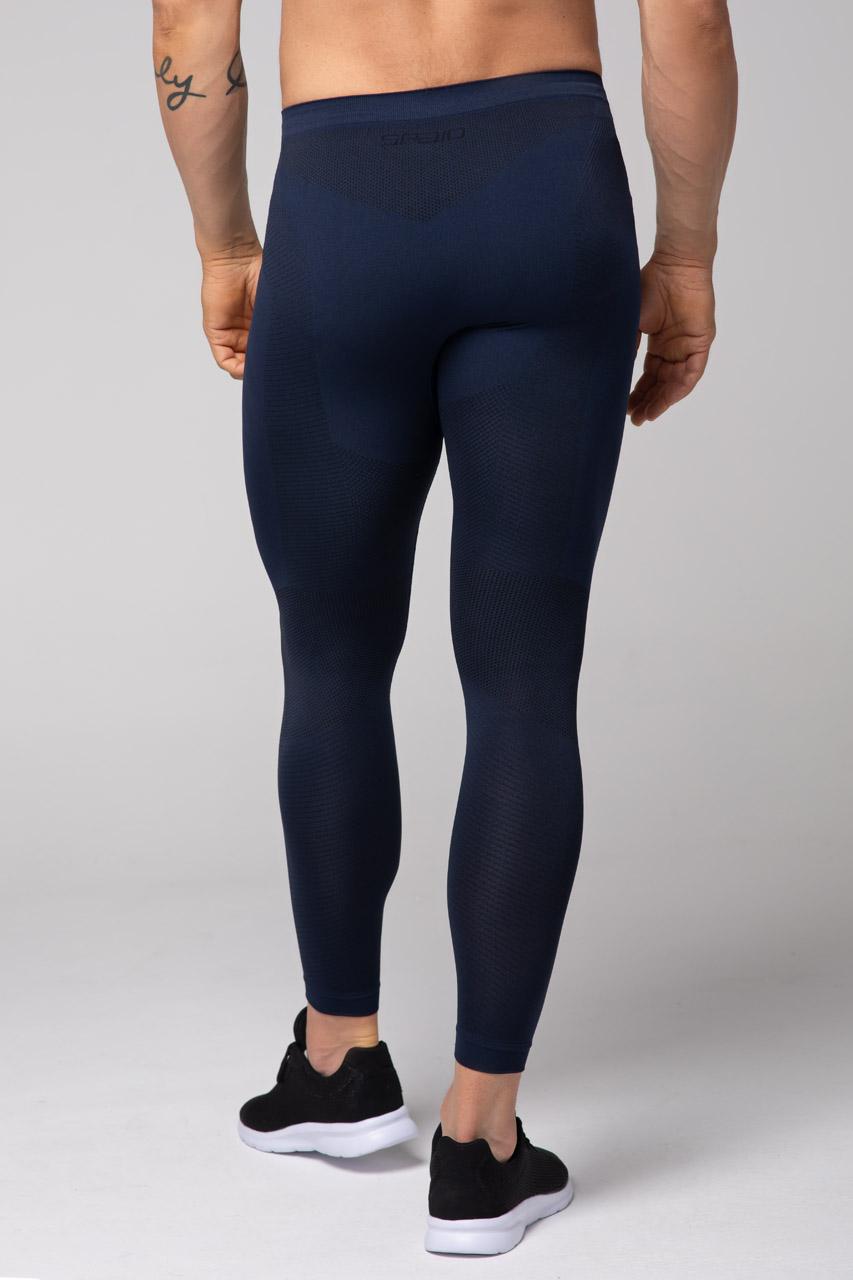 Spaio SPAIO LEGGINS TERMOATTIVI "PLAY" BLUE NIGHT NERO Consegna Veloce