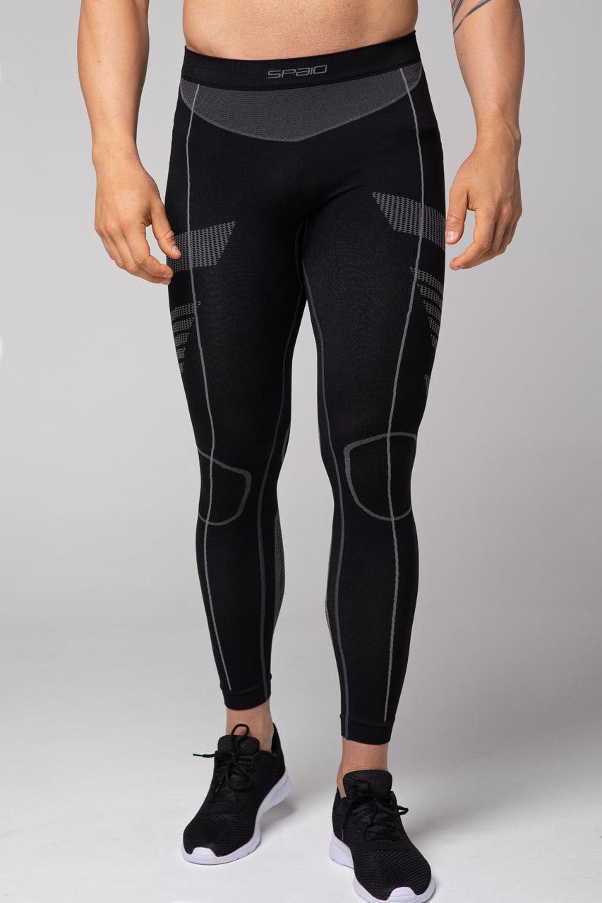 Spaio SPAIO LEGGINS TERMOATTIVI "THERMO-EVO" UOMO NERO/GRIGIO