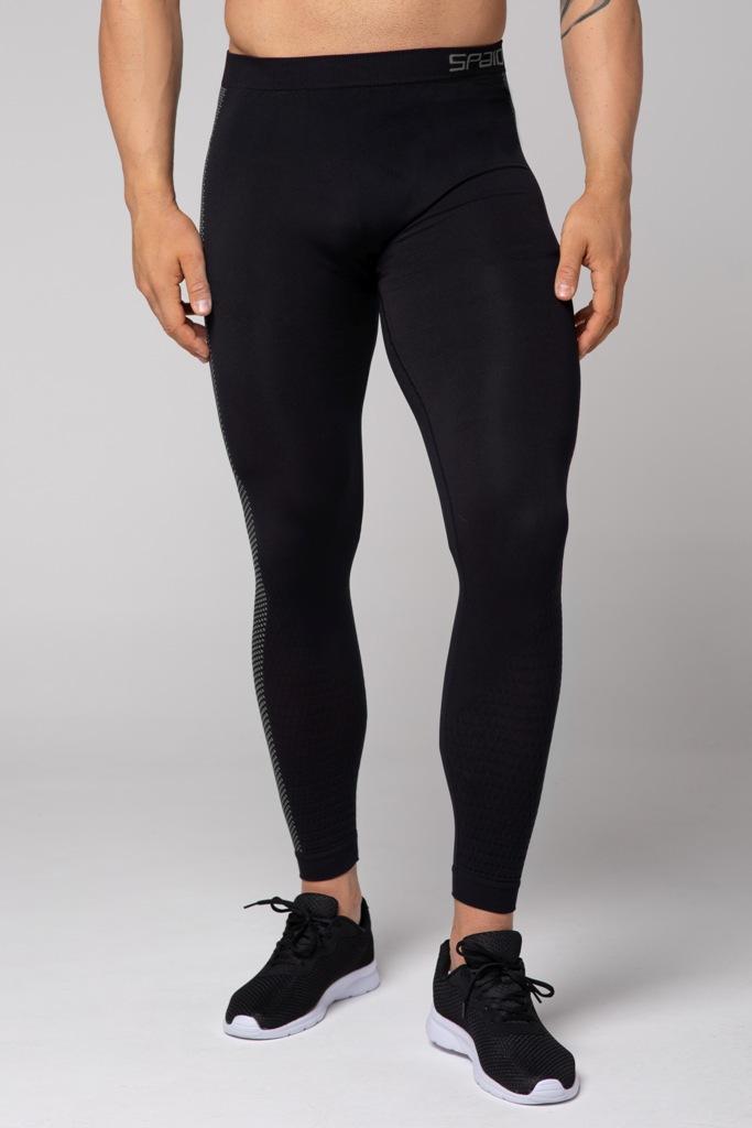 Spaio SPAIO LEGGINGS TERMOATTIVI "FIERCE" NERO/GRIGIO