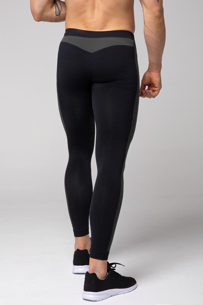Spaio SPAIO LEGGINGS TERMOATTIVI "FIERCE" NERO/GRIGIO Sconto