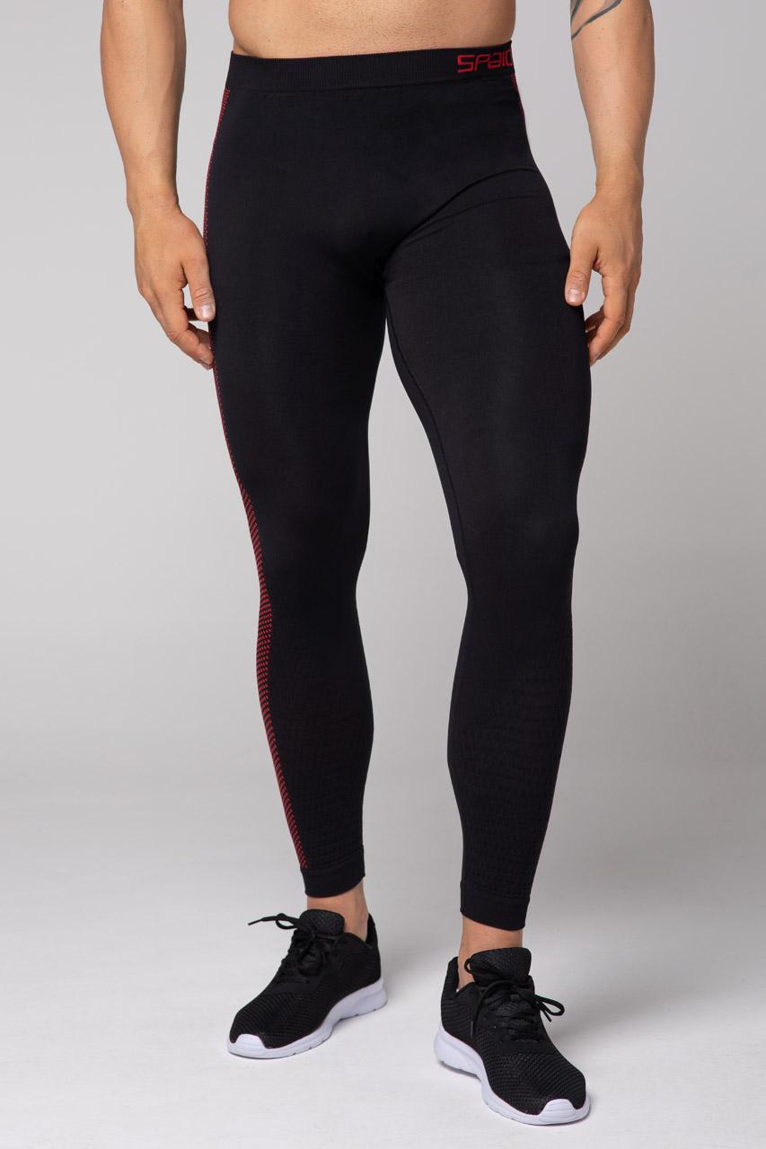 Spaio SPAIO LEGGINGS TERMOATTIVI "FIERCE" NERO/ROSSO