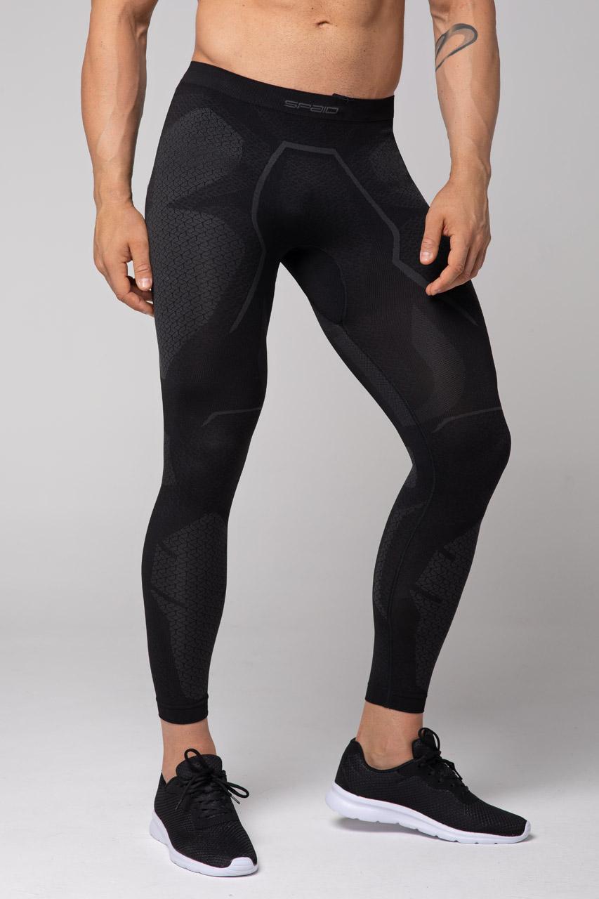 Spaio SPAIO LEGGINS TERMOATTIVI "ADRENALINE" UOMO NERO/GRIGIO Hotsell
