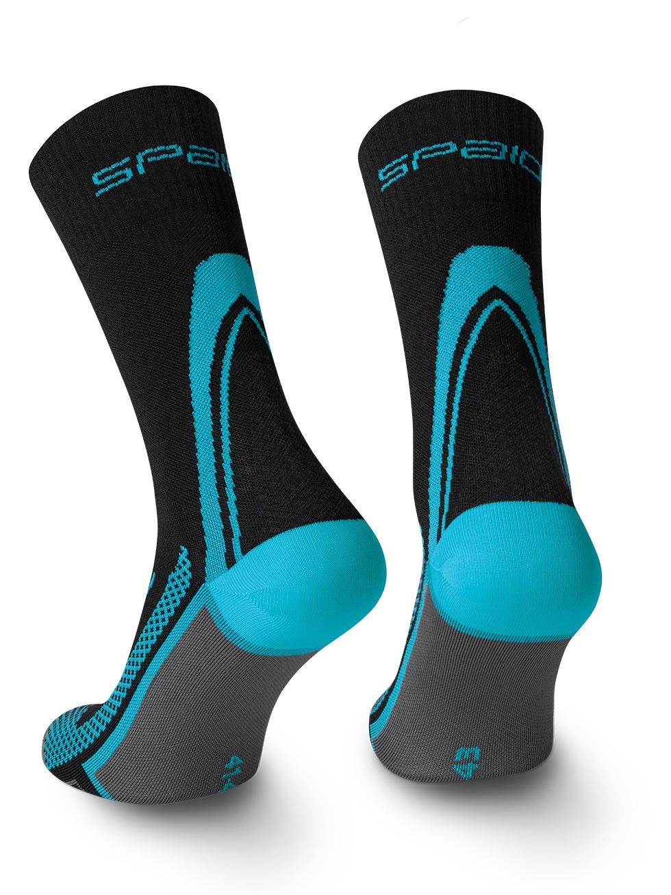 Spaio SPAIO Calze da trekking a compressione TACTICAL BLACK/BLUE Consegna Veloce
