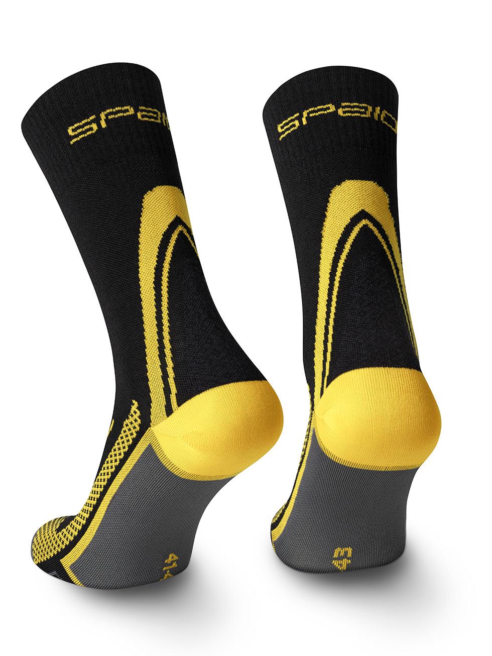 Spaio SPAIO Calze da trekking a compressione TACTICAL BLACK/YELLOW Affare Del Giorno