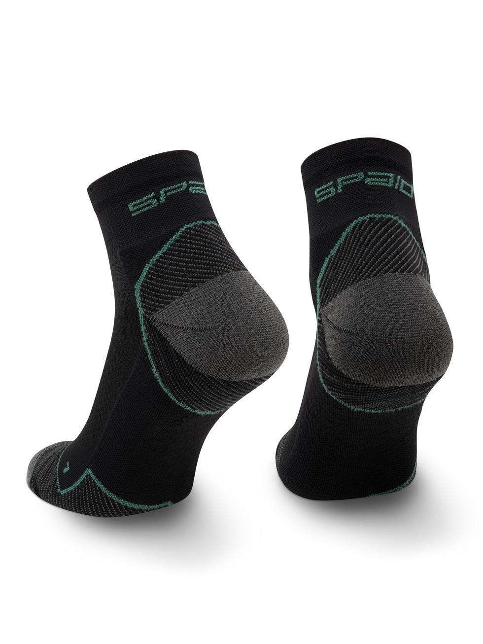 Spaio SPAIO CALZINI DA CORSA RUNNING 03 BLACK/GREEN Vendite Flash