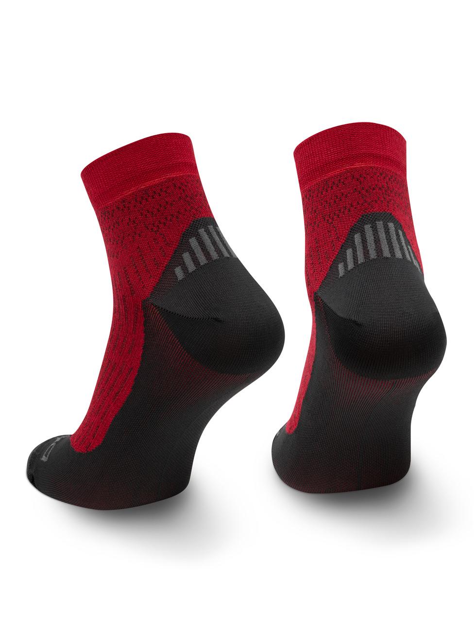 Spaio SPAIO CALZINI DA TREKKING CONFIDENCE BLACK/ BURGUNDY Italia