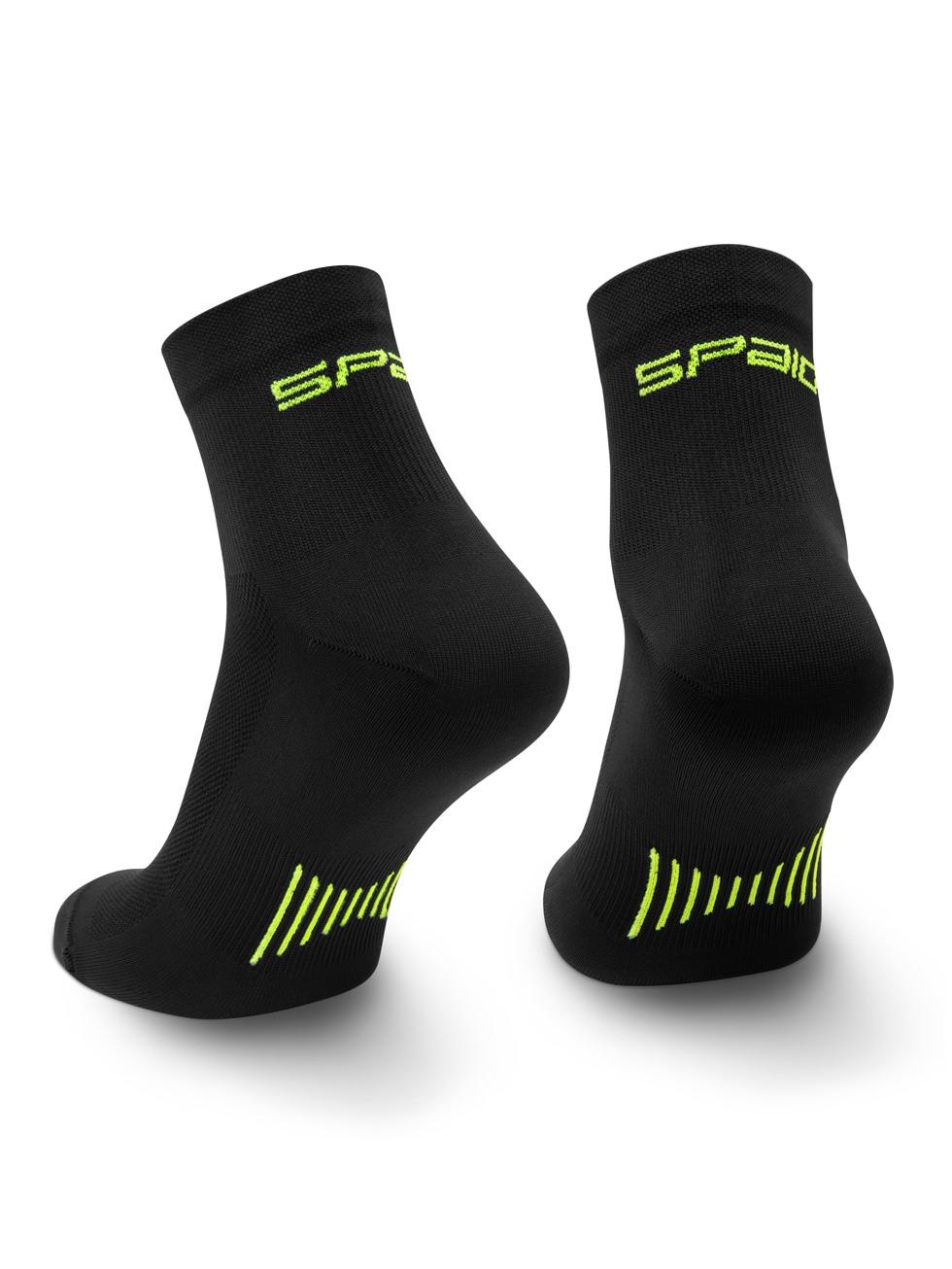 Spaio SPAIO CALZINI DA CORSA RUNNING 01 BLACK/YELLOW Qualità