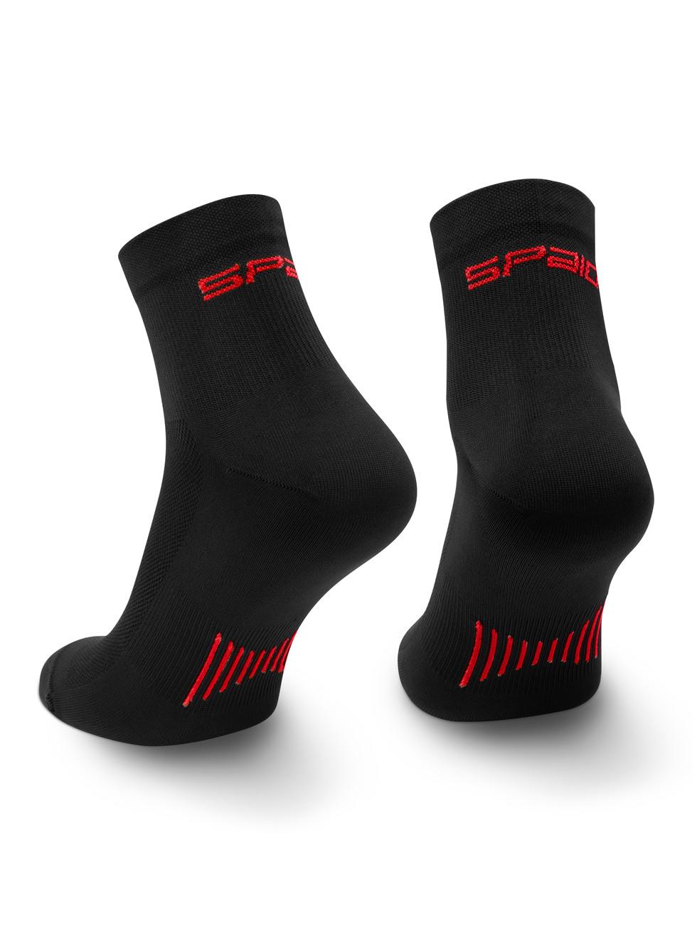Spaio SPAIO CALZINI DA CORSA RUNNING 01 BLACK/ RED Vendita