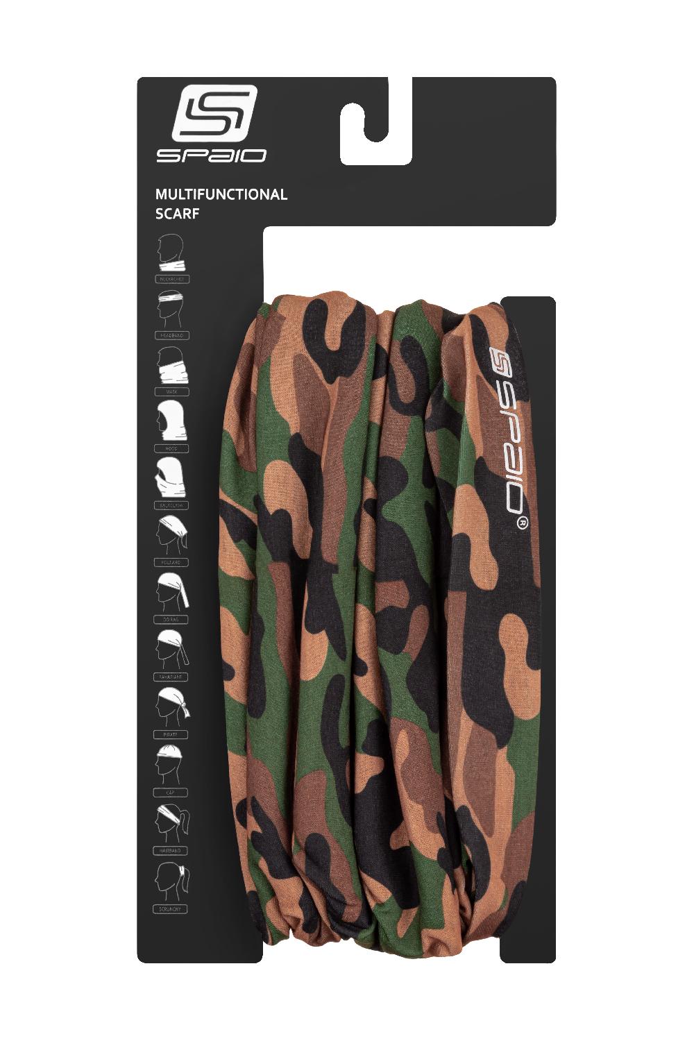 Spaio SPAIO KOMIN WIELOFUNKCYJNY MILITARY CAMOUFLAGE Consegna Veloce