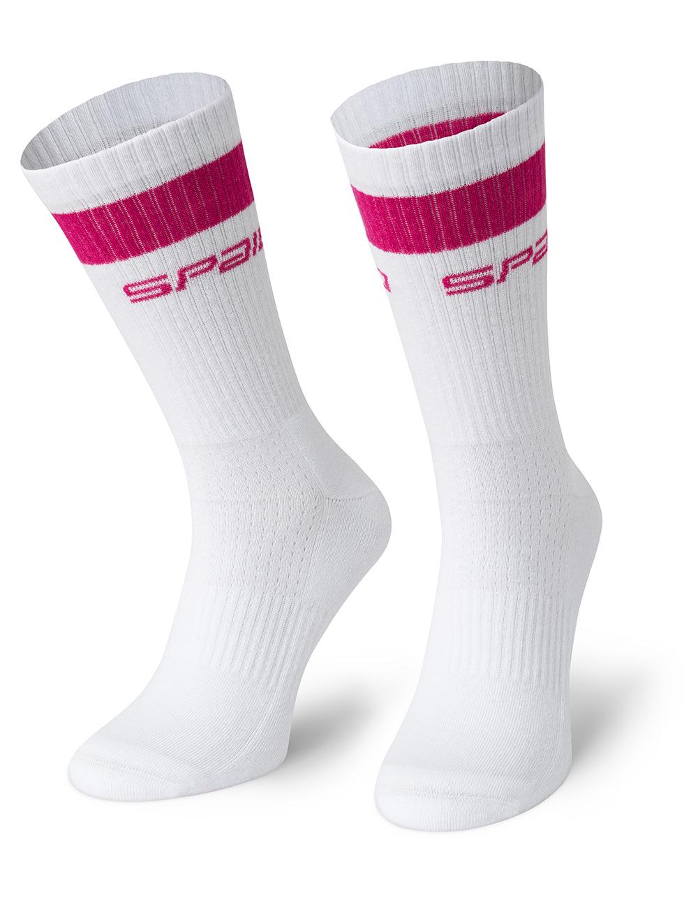 Spaio CALZINI SPAIO FLEX 02 WHITE/VIVA MAGENTA Vendita Economica