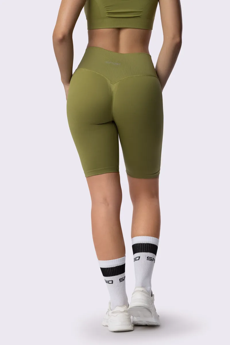 Spaio SPAIO ADAPT BIKER SHORTS GREEN OLIVE