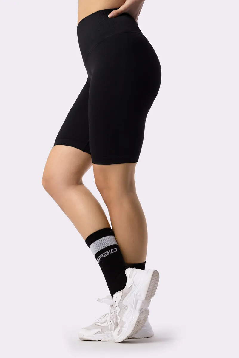 Spaio SPAIO ADAPT BIKER SHORTS BLACK BLACK Vendite Flash