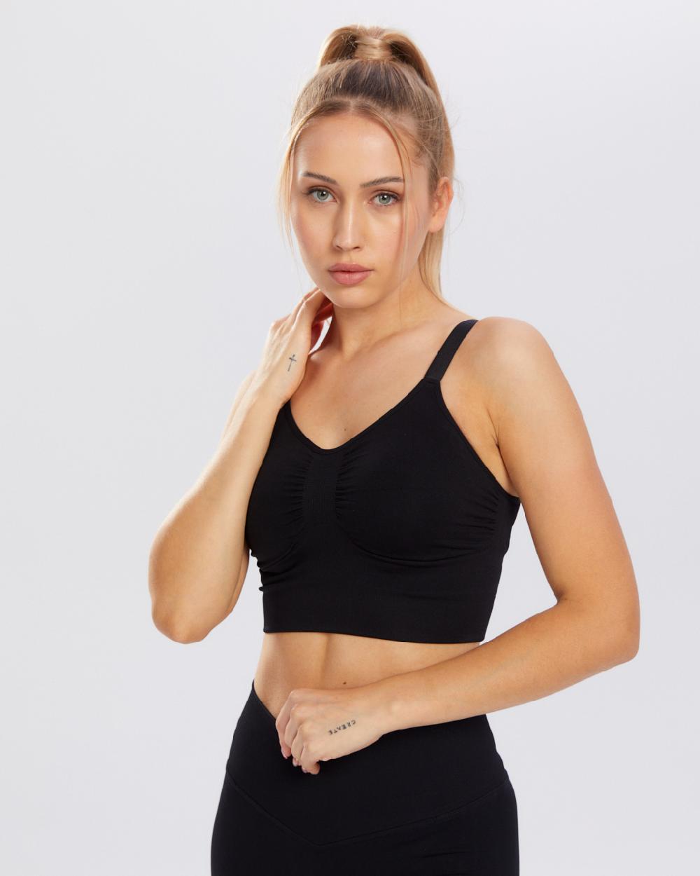 Spaio SPAIO REGGISENO SPORTIVO FLEX BLACK