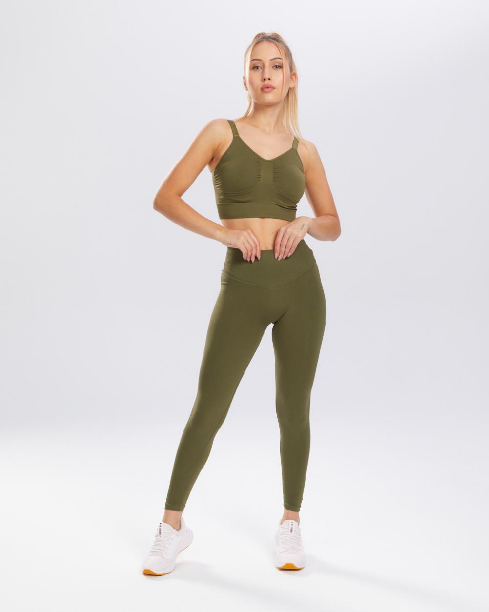 Spaio SPAIO REGGISENO SPORTIVO FLEX KHAKI In Linea