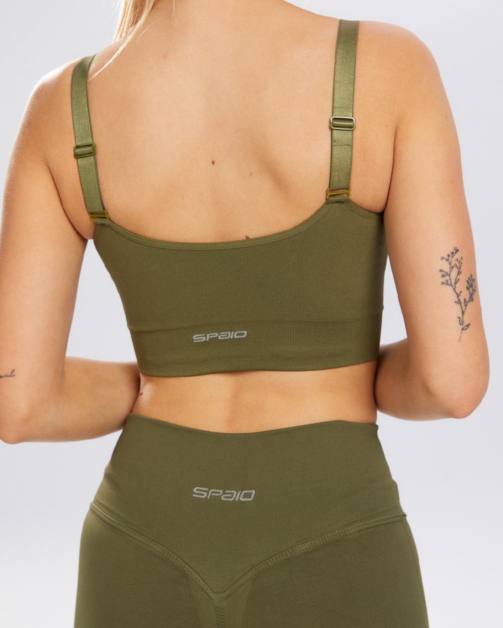 Spaio SPAIO REGGISENO SPORTIVO FLEX KHAKI In Linea