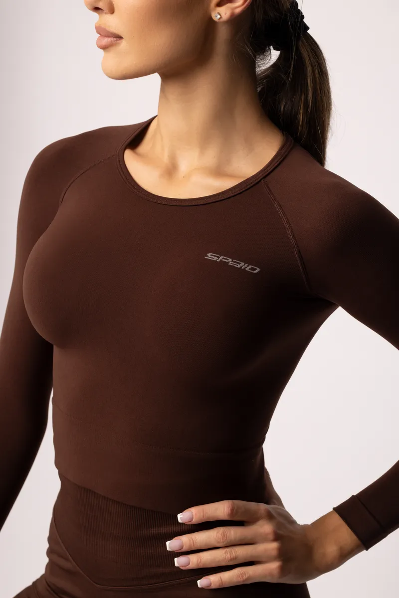 Spaio SPAIO RASHGUARD ADAPT MANICA LUNGA COFFEE Pezzi Unici