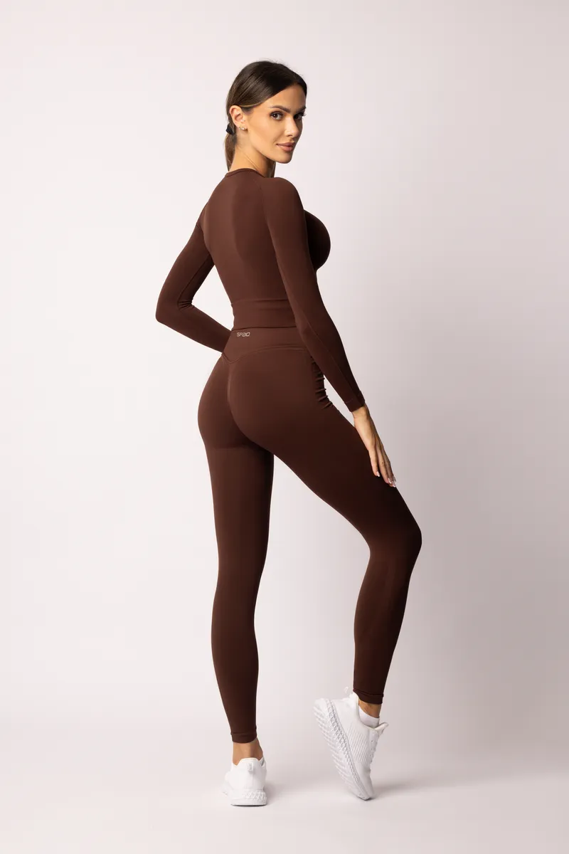 Spaio SPAIO RASHGUARD ADAPT MANICA LUNGA COFFEE Pezzi Unici