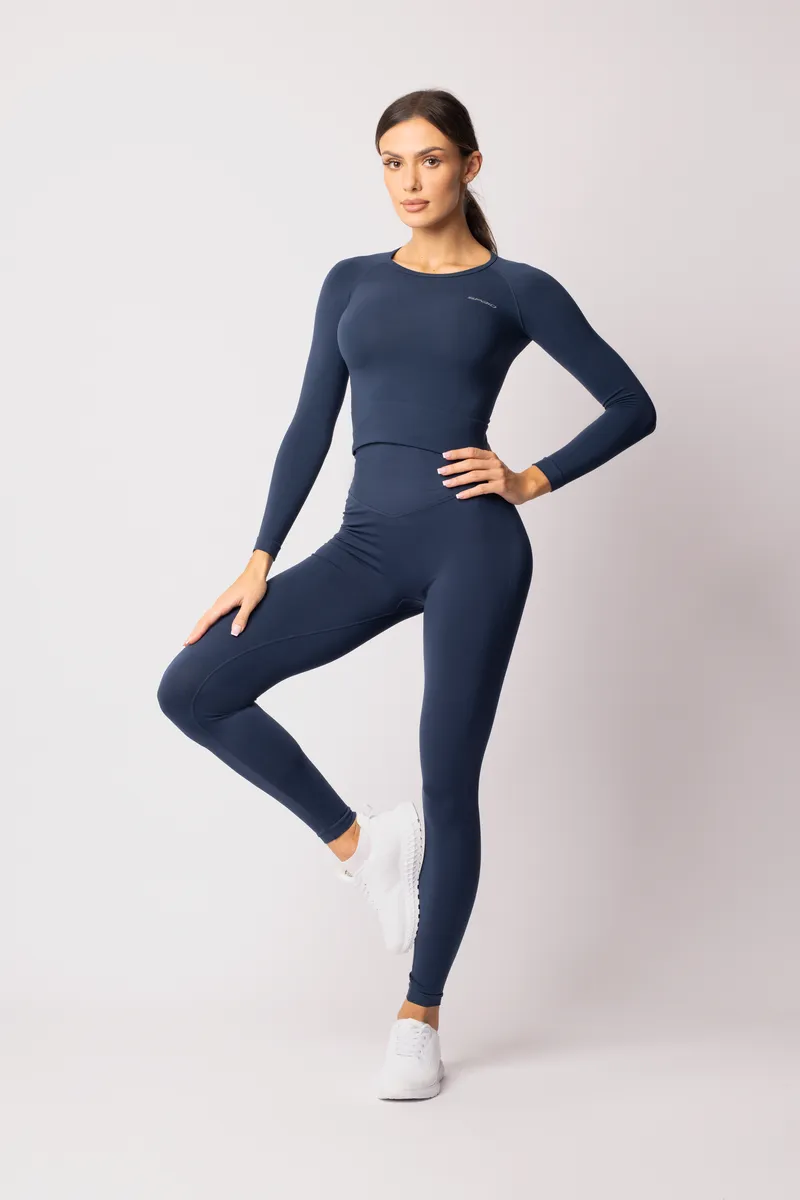 Spaio SPAIO RASHGUARD ADAPT MANICA LUNGA NAVY BLUE Soddisfazione Garantita