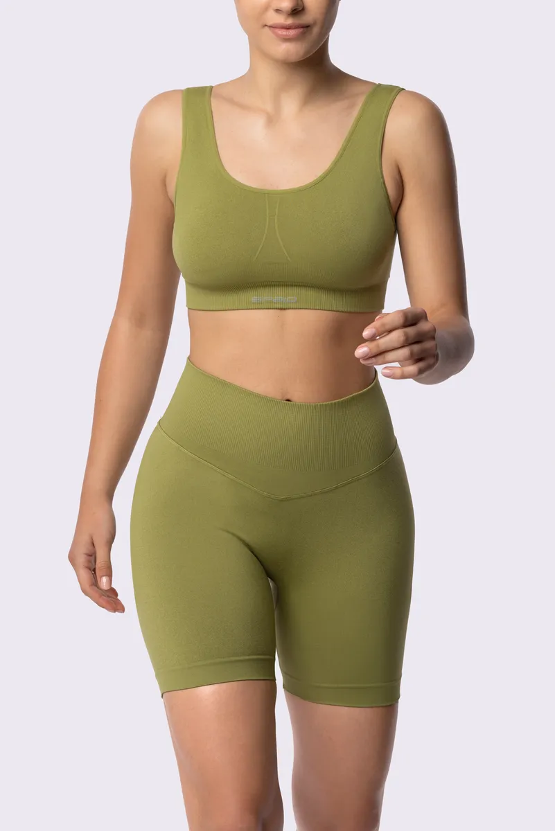 Spaio SPAIO REGGISENO SPORTIVO ADAPT GREEN OLIVE Qualità Garantita