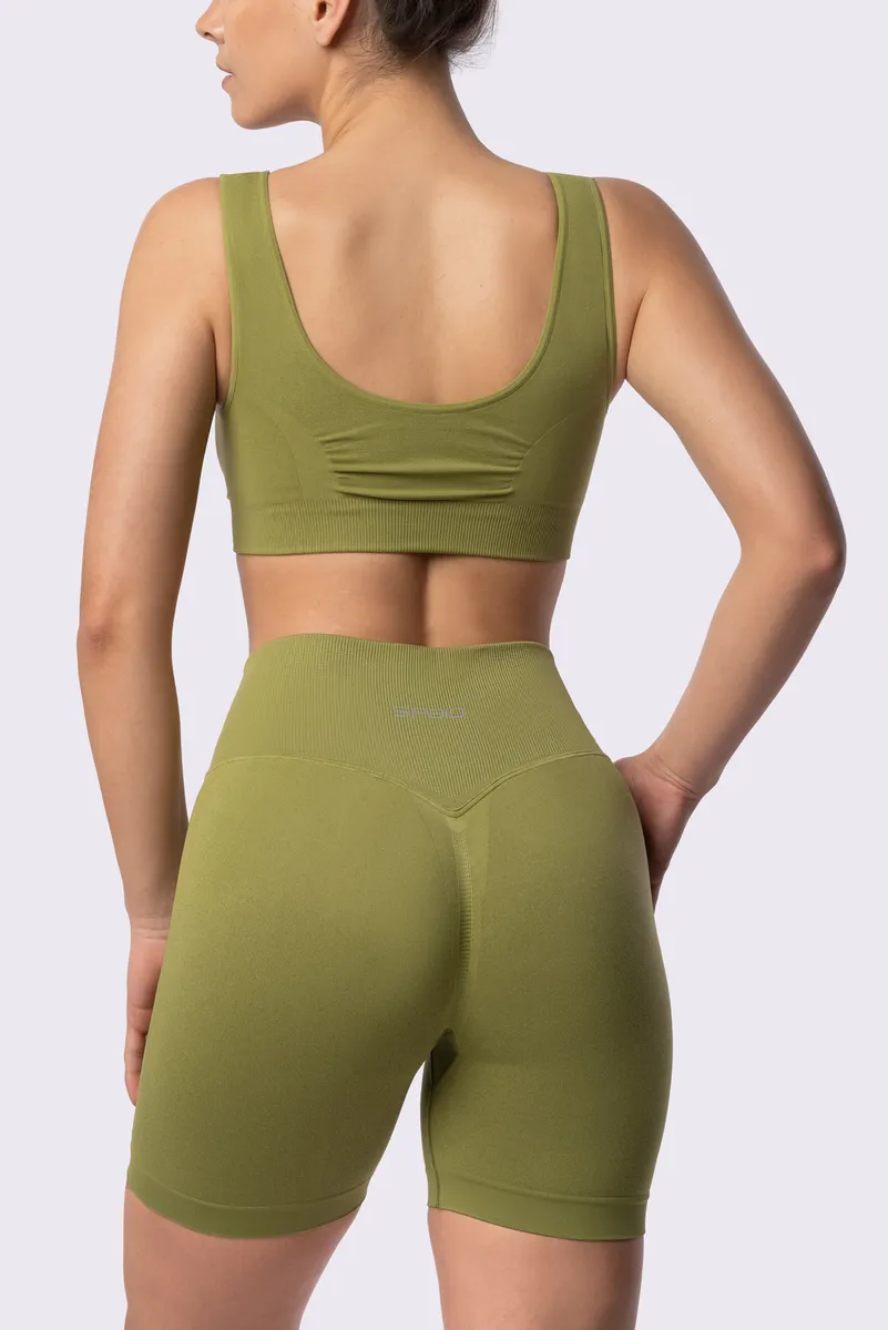 Spaio SPAIO REGGISENO SPORTIVO ADAPT GREEN OLIVE Qualità Garantita