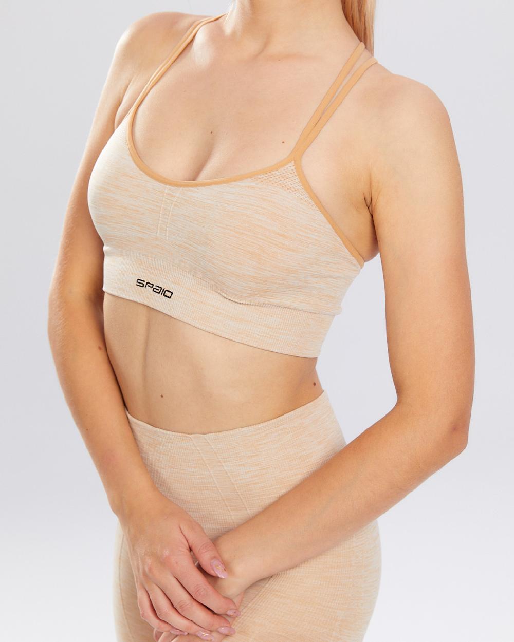 Spaio SPAIO REGGISENO SPORTIVO MELANGE ICED COFFEE