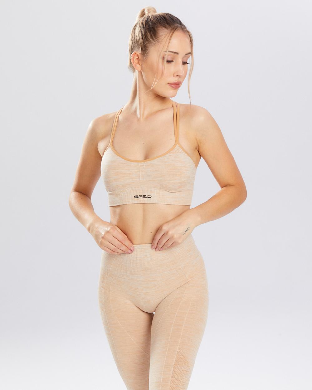 Spaio SPAIO REGGISENO SPORTIVO MELANGE ICED COFFEE Presa