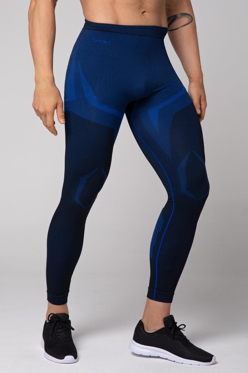Spaio SPAIO LEGGINGS TERMOATTIVI "CONFIDENCE" NERO/ROYAL BLUE Moda