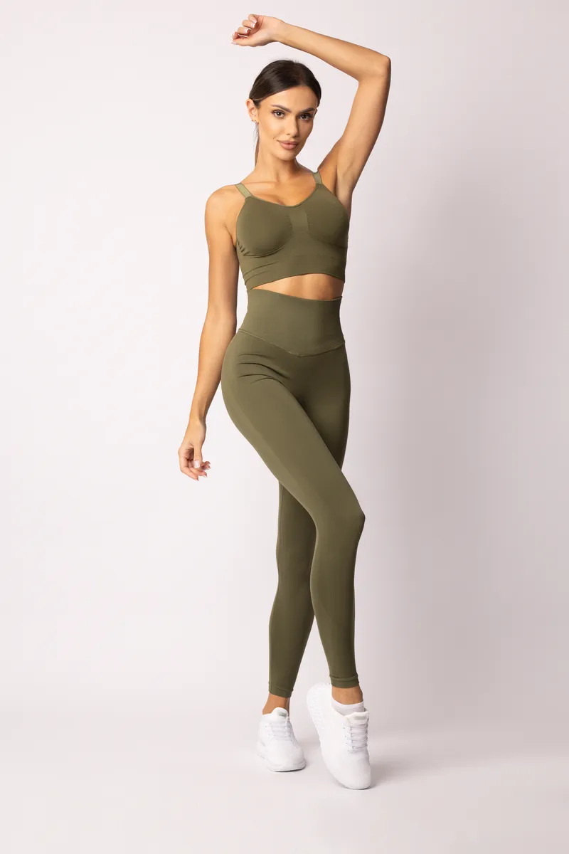 Spaio SPAIO LEGGINSY ADAPT KHAKI Consegna Veloce