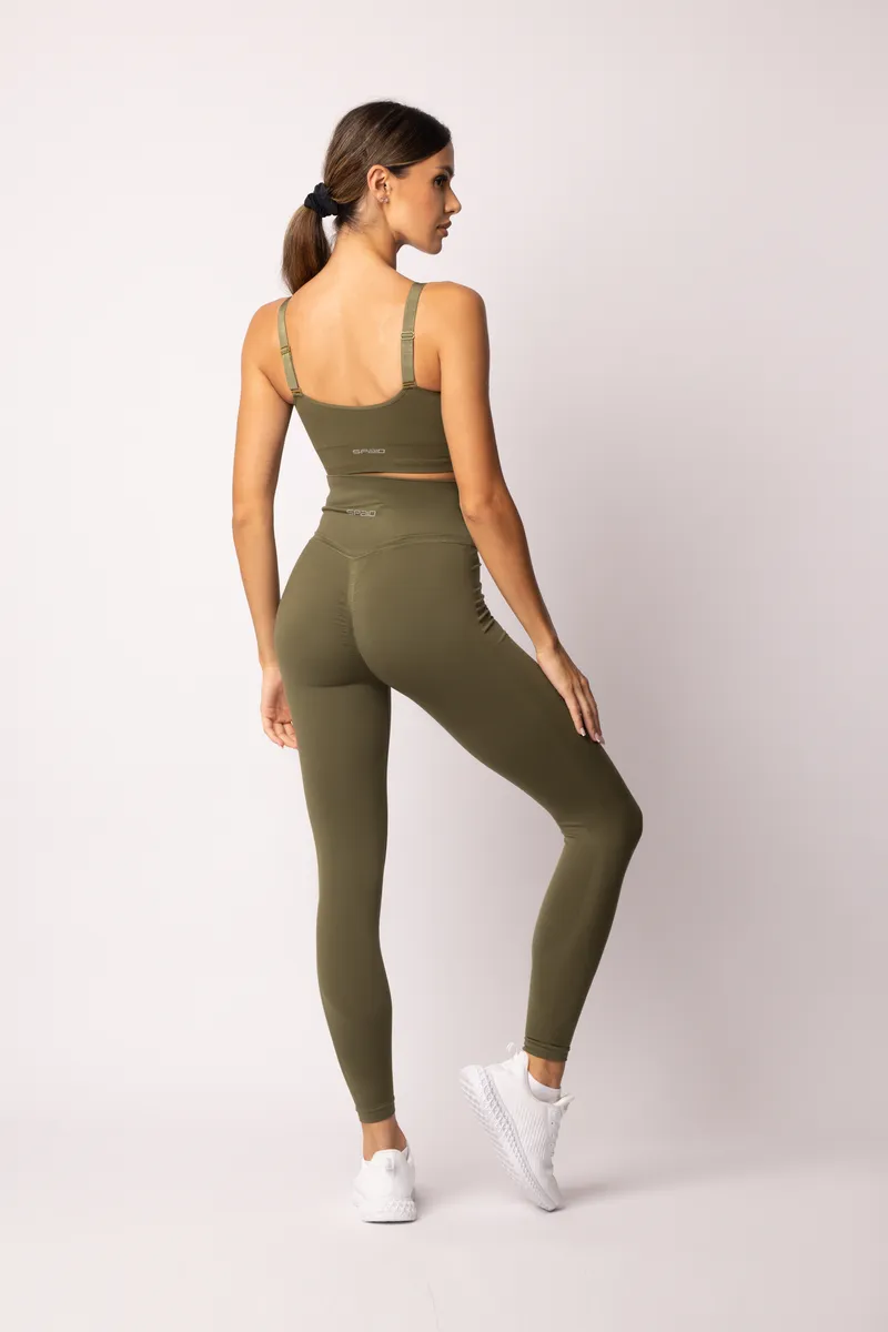 Spaio SPAIO LEGGINSY ADAPT KHAKI Consegna Veloce