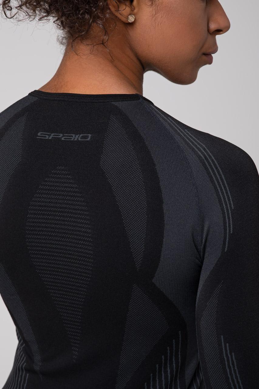 Spaio SPAIO MAGLIA M/L TERMOATTIVA POWERFUL NERO/GRIGIO Promozione Limitata