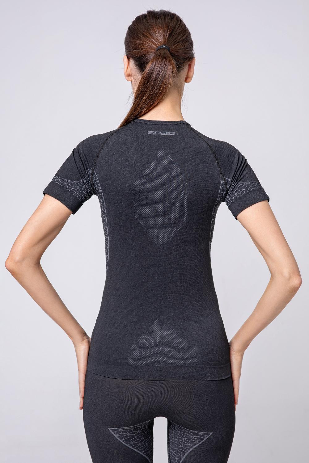 Spaio SPAIO M/C MAGLIA BREEZE DONNA NERO/GRIGIO Vendita Calda
