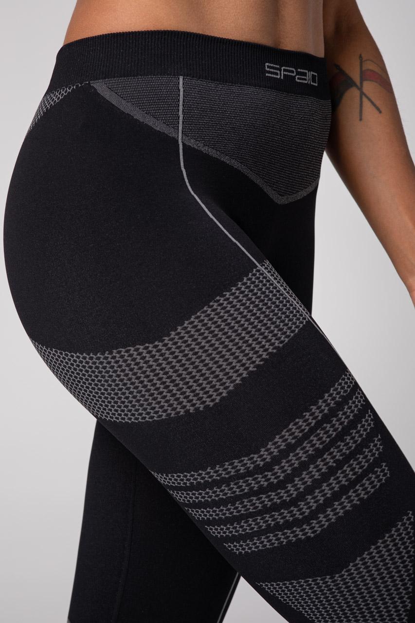Spaio SPAIO LEGGINS TERMOATTIVI "THERMO-EVO" DONNA NERO/GRIGIO Vendite Flash